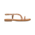 Sandali da donna oro con cinturino con strass Lora Ferres, Donna, SKU w041001487, Immagine 0